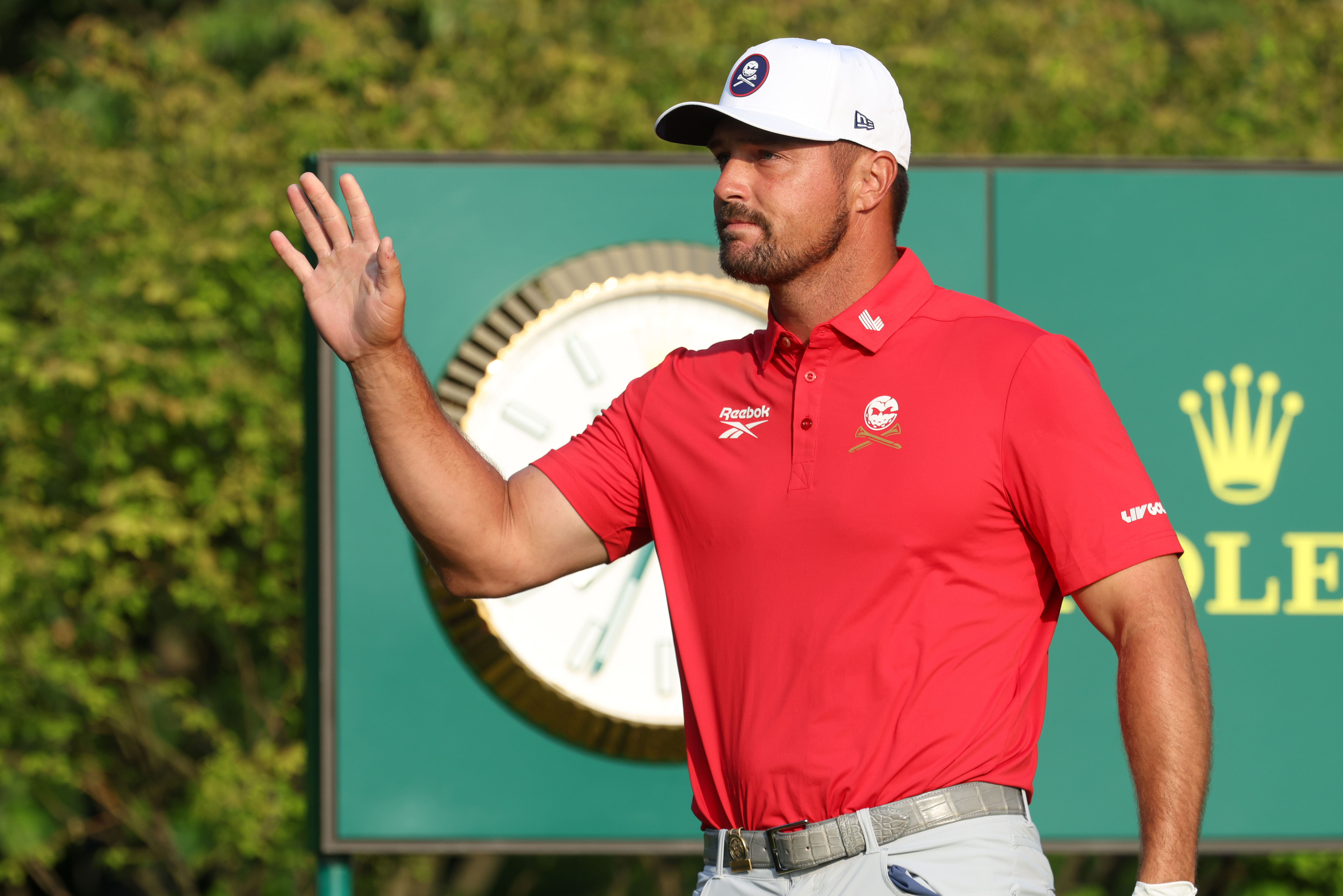 Bryson DeChambeau made a mistake (Image via Imagn)